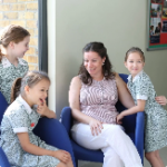 students with their teacher
