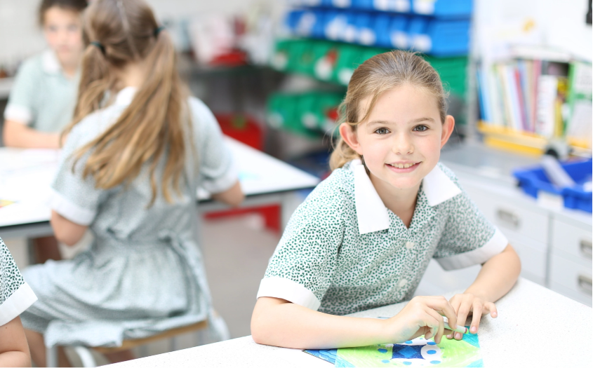 girl in class